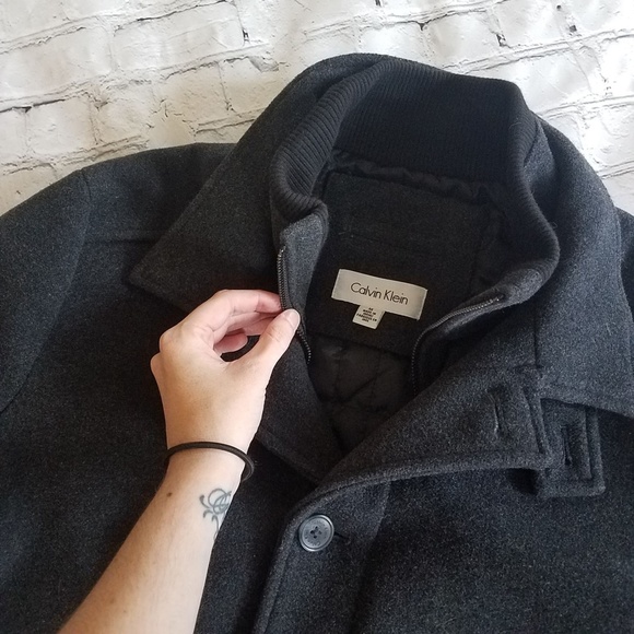 Calvin Klein Gray Coat - Picture 3 of 4